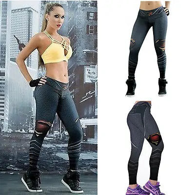 Superman Printing Women Leggings