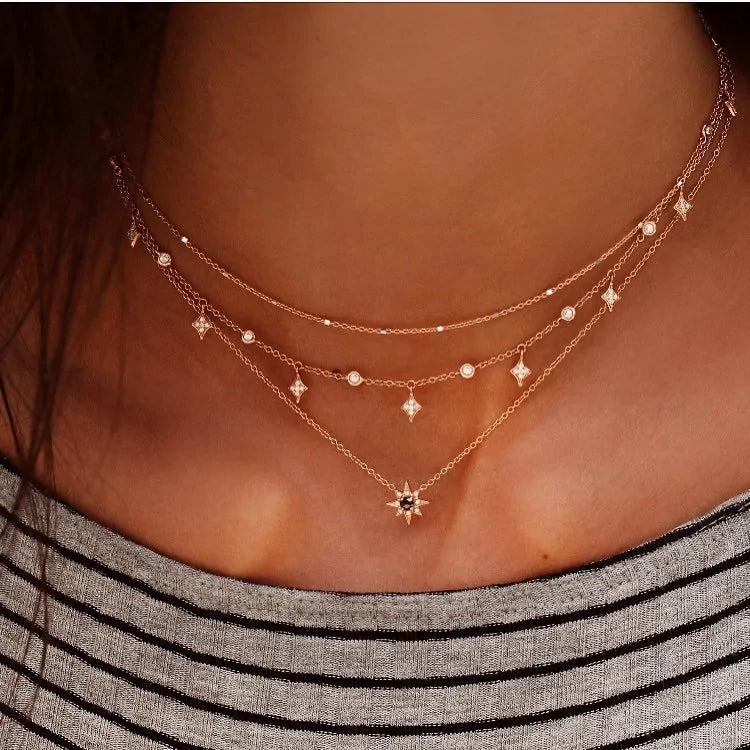 Bohemian Chains Necklace Women